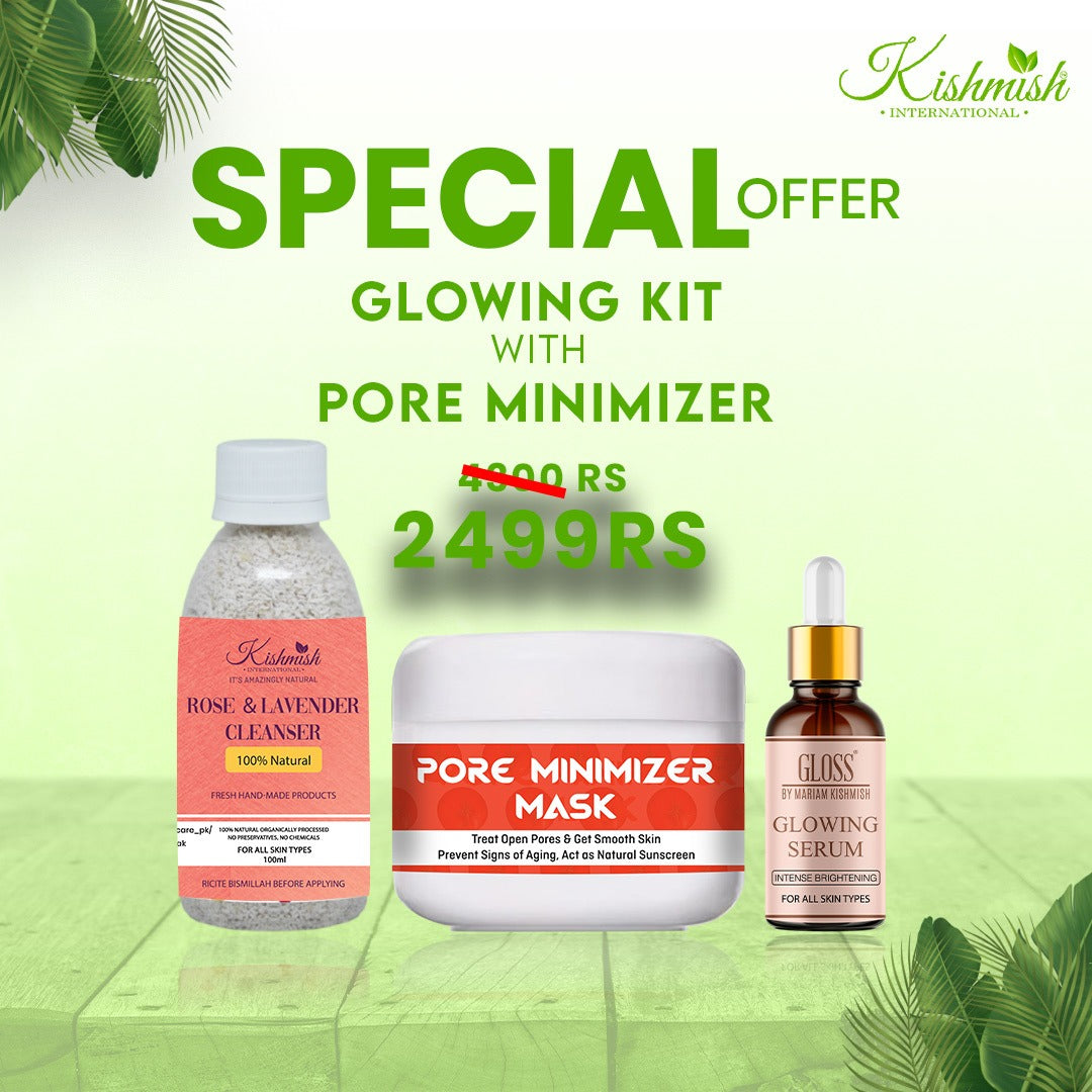 Rose & Lavender Cleanser + Glowing Serum + Pore Minimizer Mask