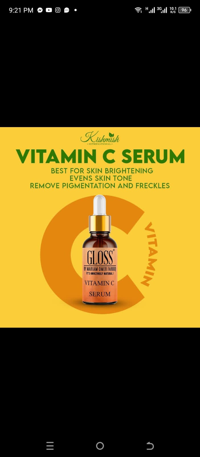 Vitamin C Serum - Solution for Pigmentation and Dark Spots
