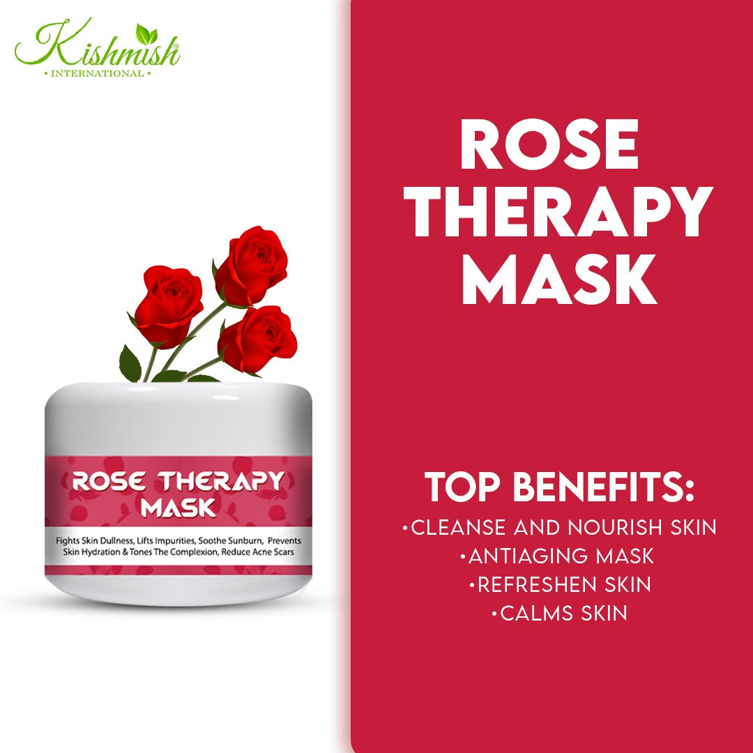 Rose Therapy Mask ~ Antiaging and Refreshing Skin