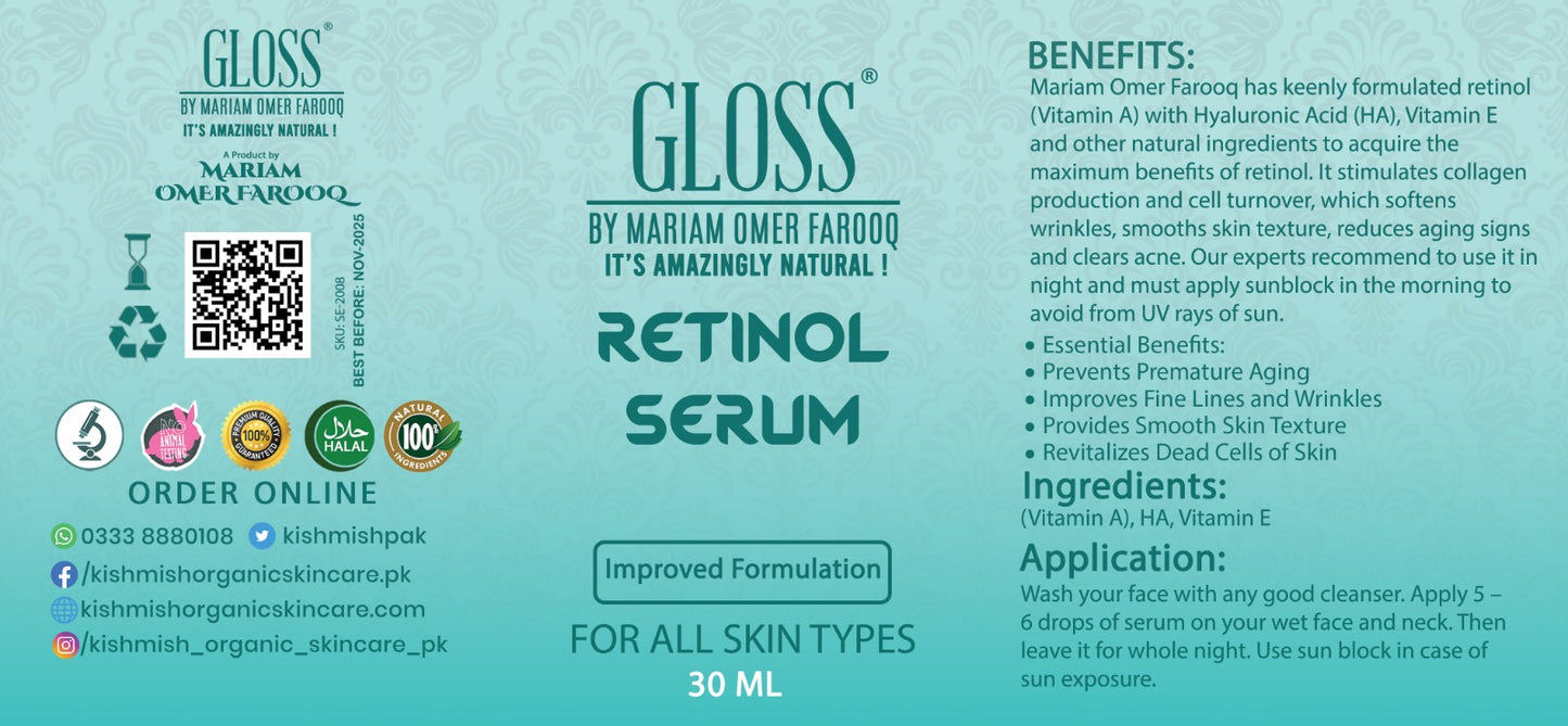 Retinol Serum 0.3% - Antiaging Serum