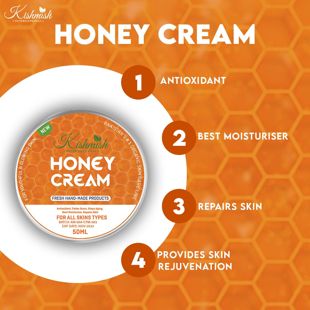 Honey Cream - Hydrate and Repair Dead Skin