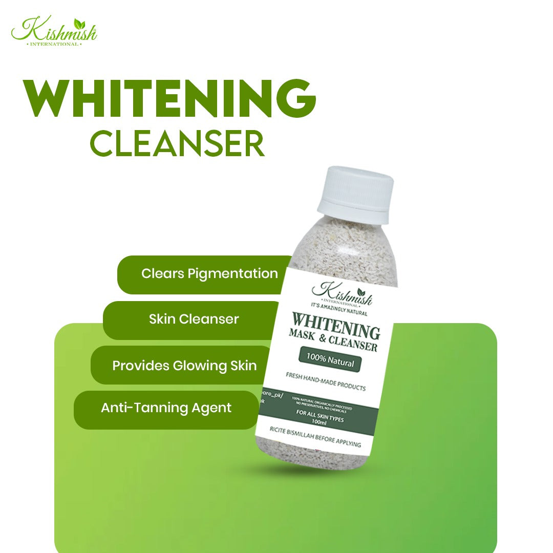 Kishmish Whitening Cleanser ~ Deep Cleanser, Provides Skin Brightening