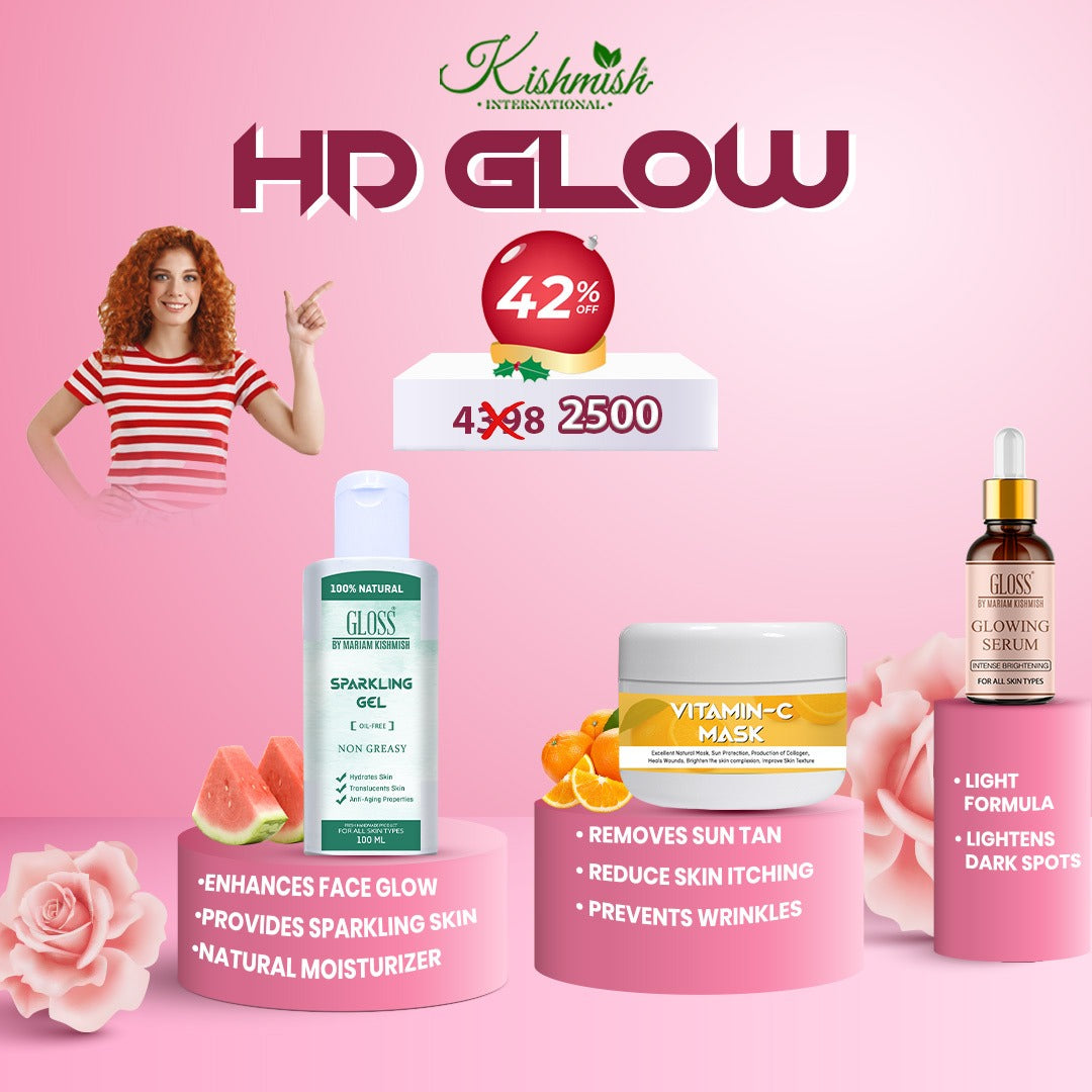 Vitamin C Mask + Glowing Serum + Sparkling Gel
