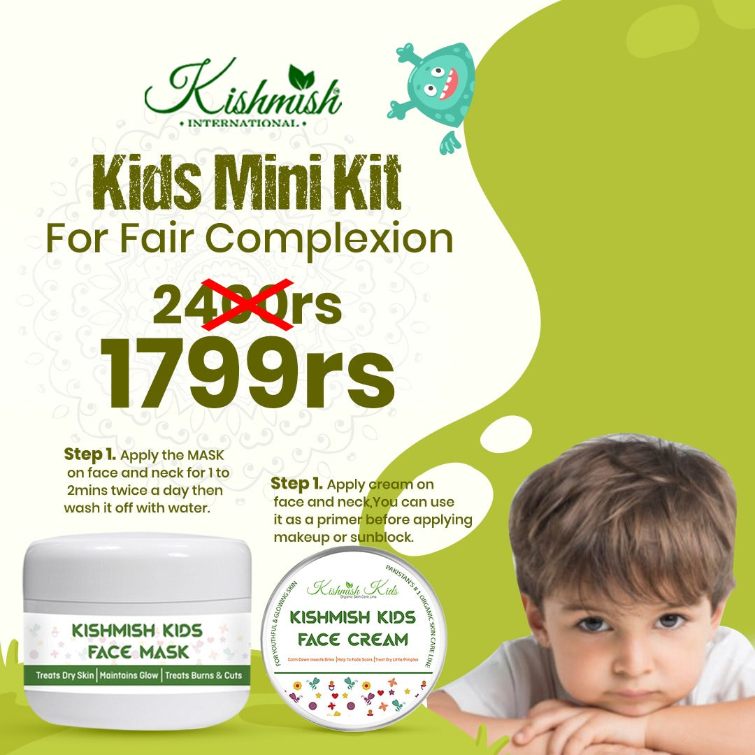 Kids Face Mask + Kids Face Cream