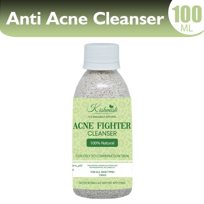 Acne Fighter Cleanser Kishmish Organic Skin Care 7623