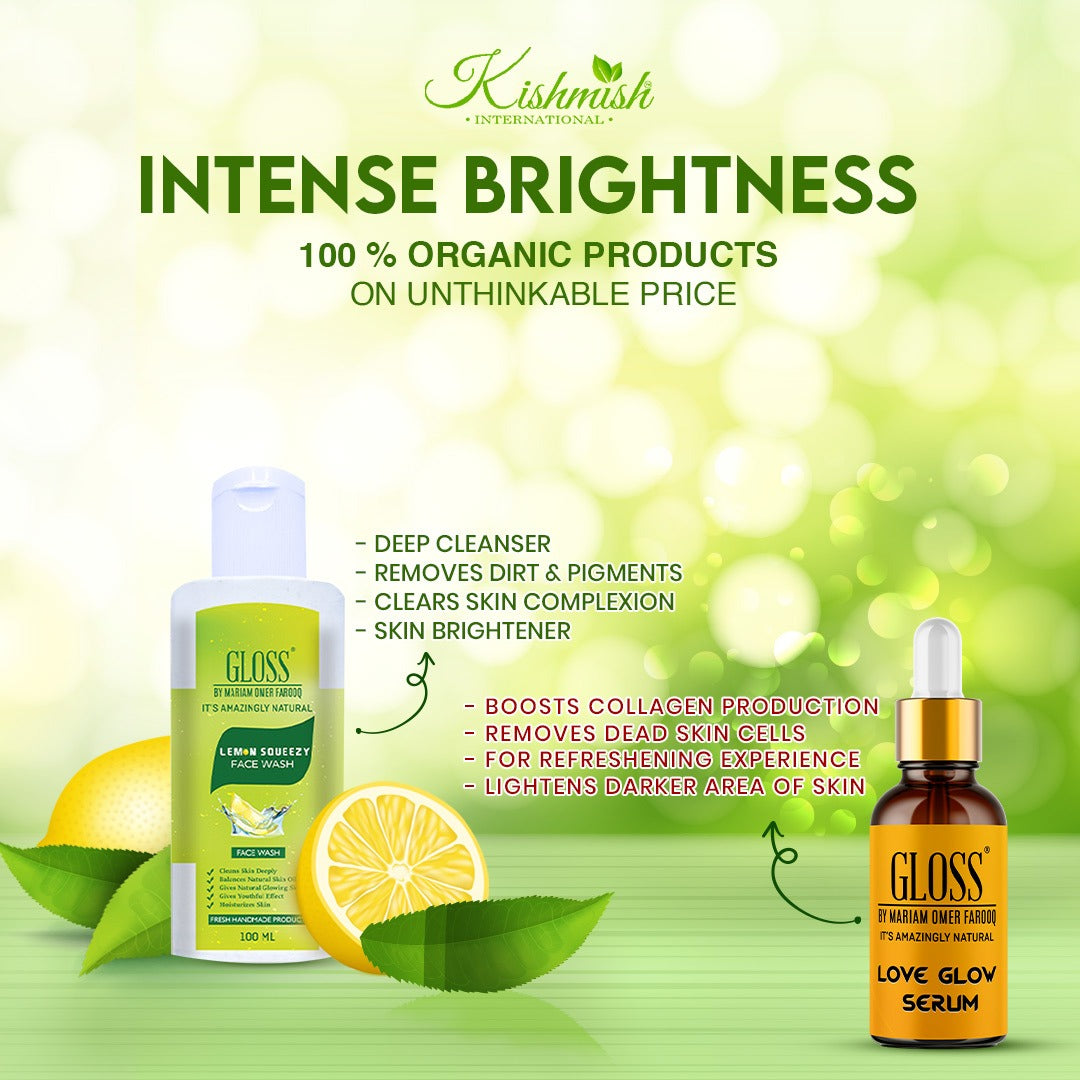 Lemon Squeezy Love Glow Daily Skin Whitening Deal Kishmish