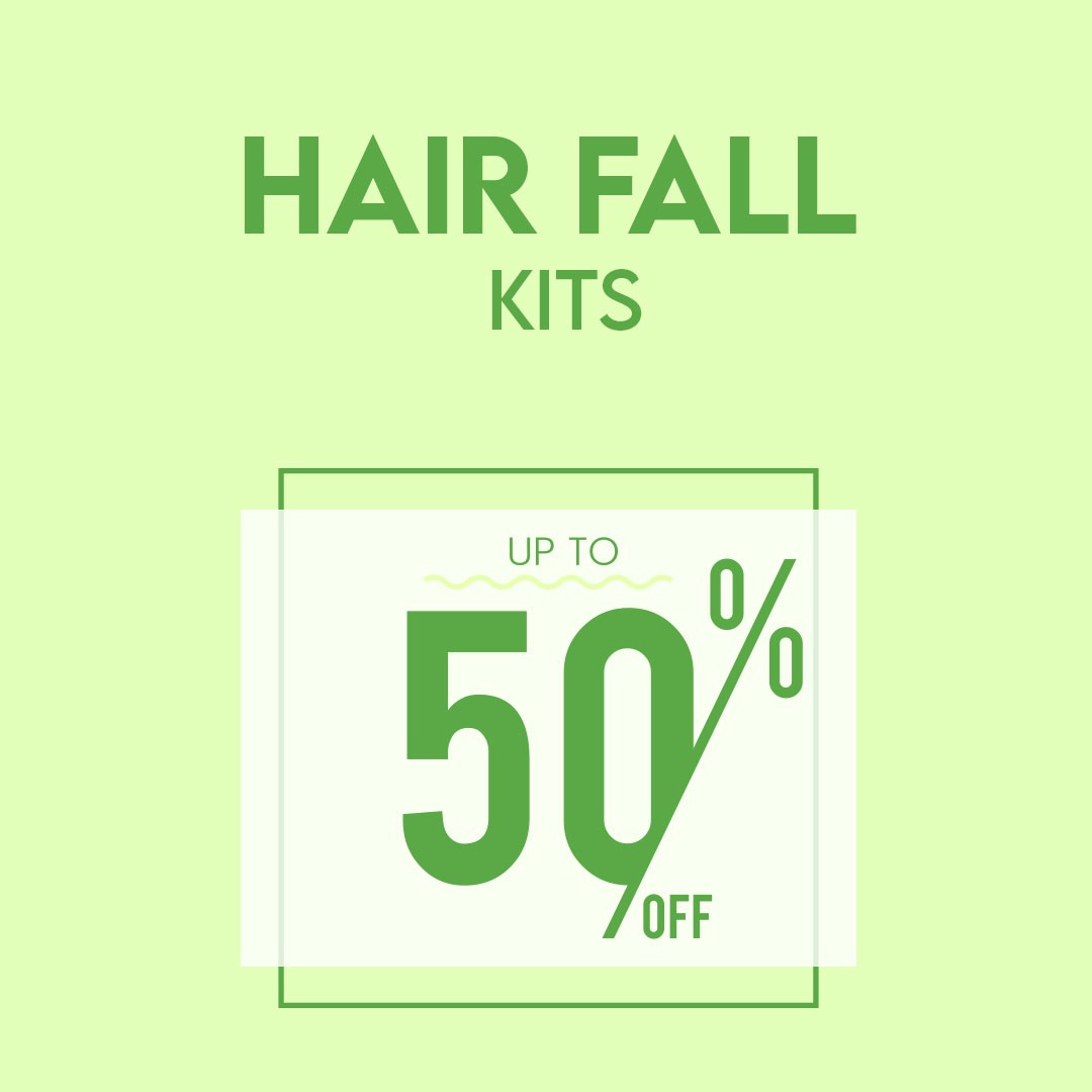 Anti Hair fall Kits ~ Upto 50% OFF Deals
