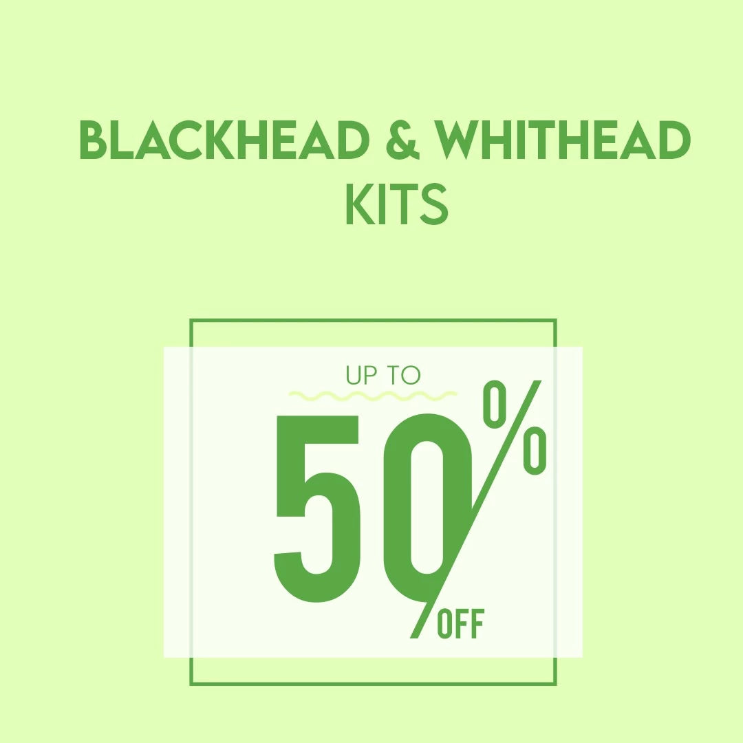 Blackheads and Whiteheads ~ Upto 50% Off