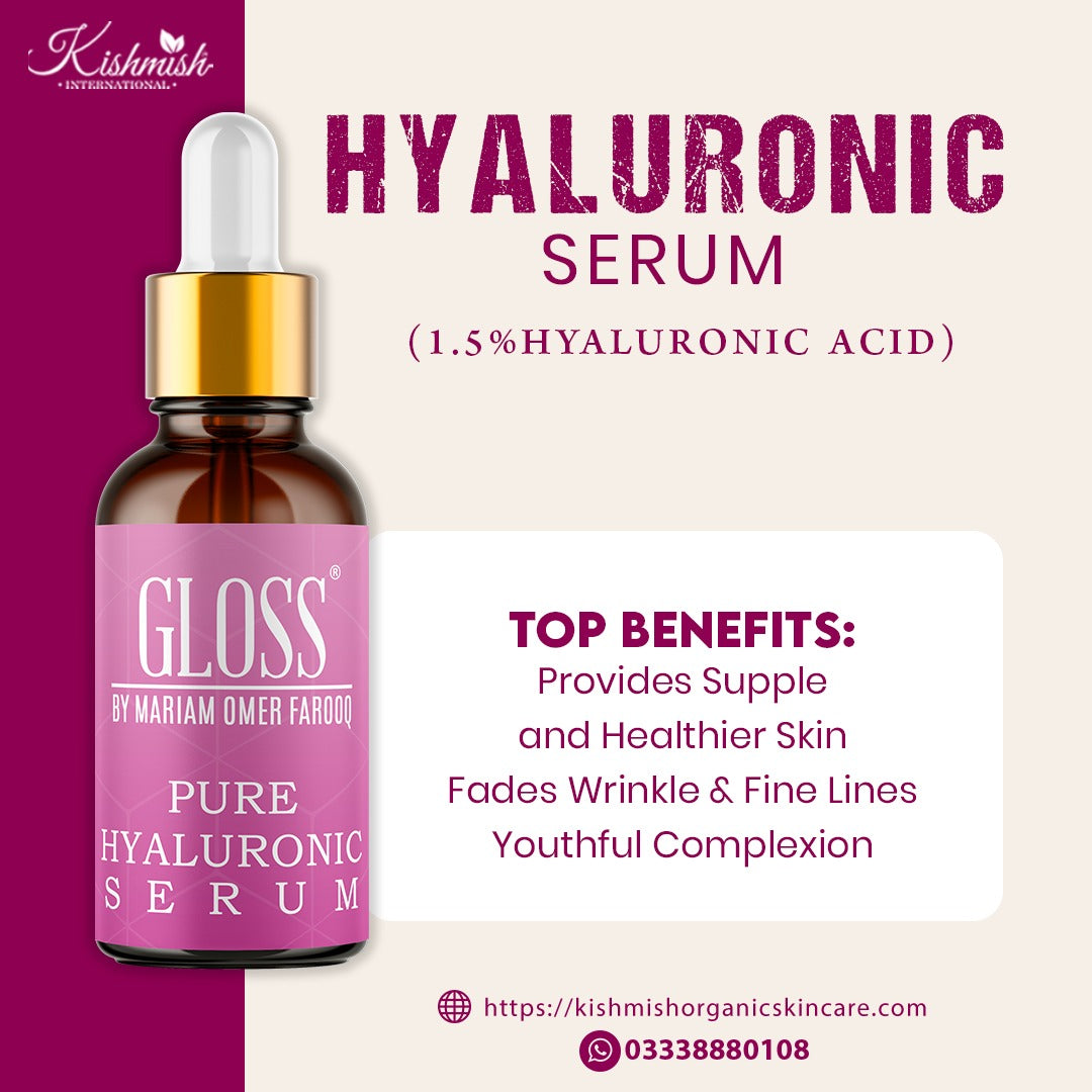 Pure Hyaluronic Serum - Tightens Skin, Antiaging, Removes Pigmentation