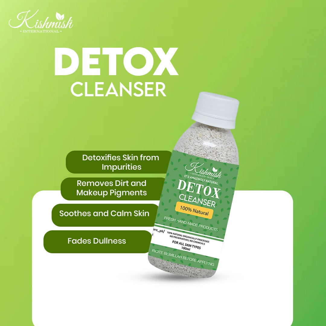 Detox Face Cleanser - Detoxify you Skin from Impurities