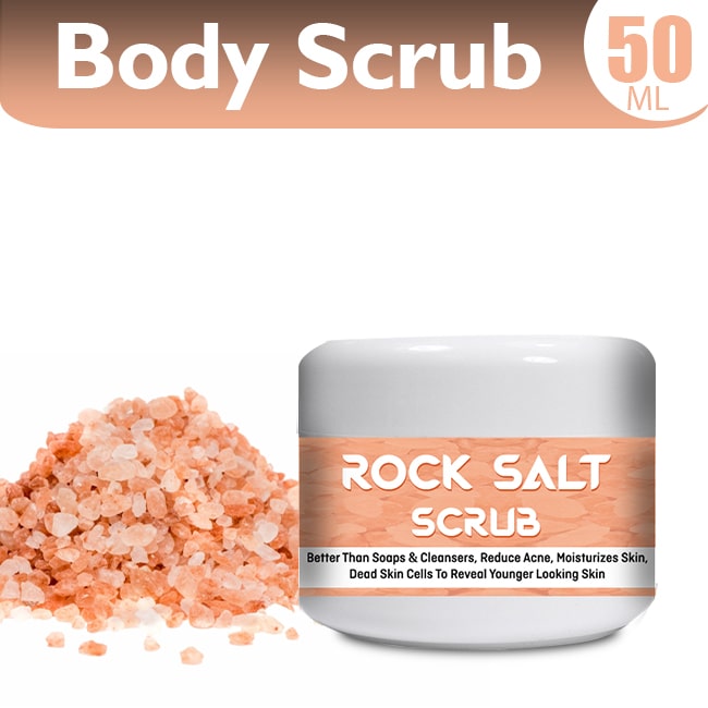 Rock salt and scrub