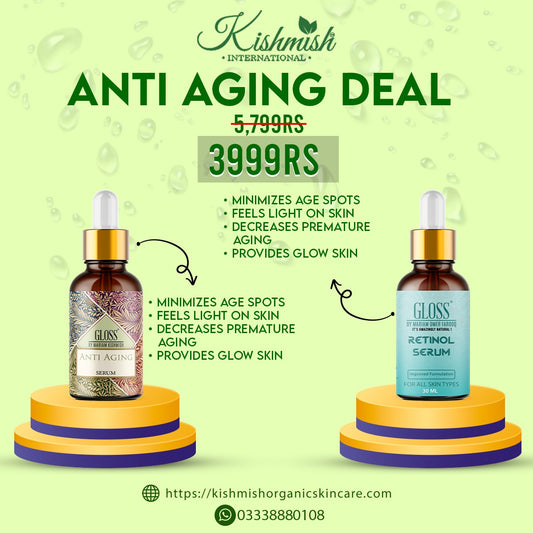 Anti Aging Serum + Retinol Serum ~ Antiaging Deal