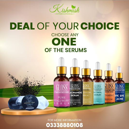 Charcoal Soap & Any Serum~ Deal of Your Choice (03338880108)