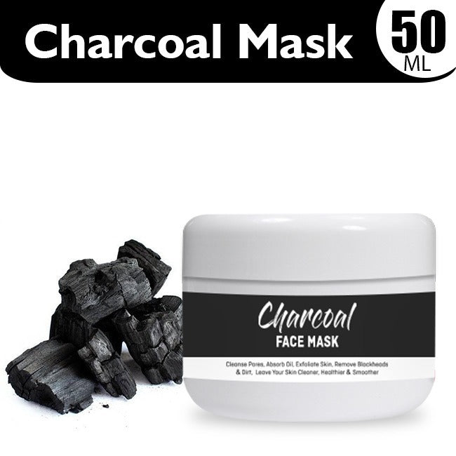 Charcoal Face Mask ~ Removes Dirt, Blackheads and Whiteheads